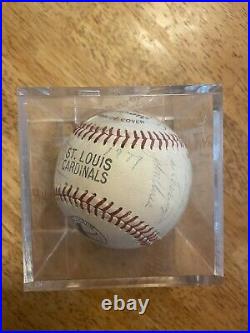 1977 Team Autographed St. Louis Cardinals Baseball