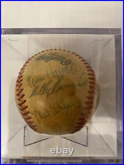 1979 Baltimore And Detroit Autographed Ball