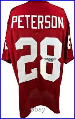 Adrian Peterson autographed signed Oklahoma Sooners jersey NCAA JSA COA