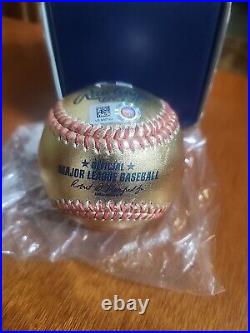 Anthony volpe gold autograph baseball. Fanatics