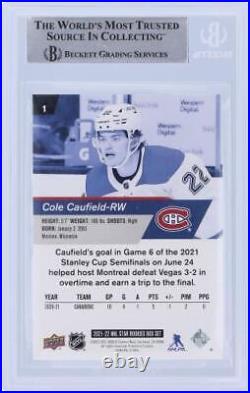 Autographed Cole Caufield Canadiens Hockey Slabbed Rookie Card Item#12465024 COA