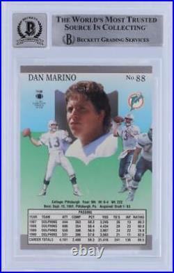 Autographed Dan Marino Dolphins Football Card