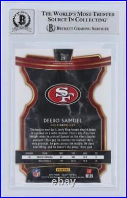 Autographed Deebo Samuel 49ers Football Slabbed Rookie Card Item#13401130 COA