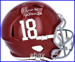 Autographed Devonta Smith Alabama Helmet