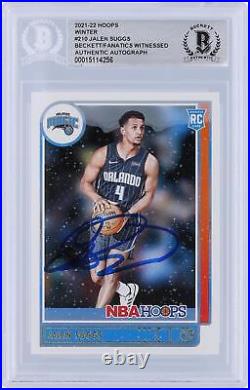 Autographed Jalen Suggs Magic Basketball Slabbed Card