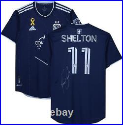 Autographed Khiry Shelton Sporting Jersey Fanatics Authentic COA Item#13261287