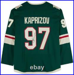 Autographed Kirill Kaprizov Wild Jersey Fanatics Authentic COA Item#13396014