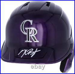 Autographed Kris Bryant Rockies Helmet