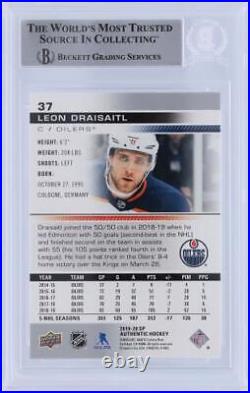 Autographed Leon Draisaitl Oilers Hockey Slabbed Card