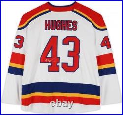 Autographed Luke Hughes Twins Jersey Fanatics Authentic COA Item#11760522