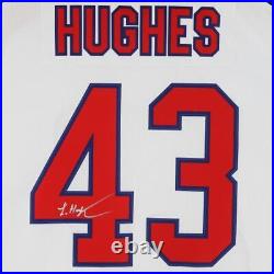 Autographed Luke Hughes Twins Jersey Fanatics Authentic COA Item#11760522
