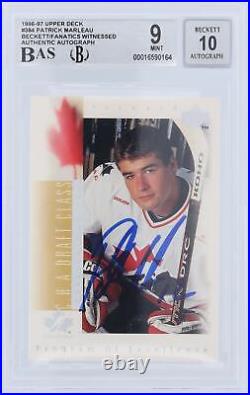 Autographed Patrick Marleau Sharks Hockey Slabbed Rookie Card Item#13368550 COA