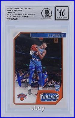 Autographed RJ Barrett Knicks Basketball Slabbed Rookie Card