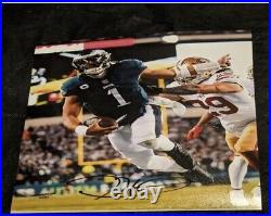 Autographed/Signed Jalen Hurts Philadelphia Eagles 8x10 Football Photo COA