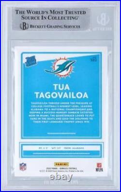 Autographed Tua Tagovailoa Dolphins Football Slabbed Rookie Card