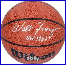 Autographed Walt Frazier Knicks Basketball