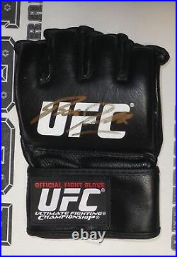 Bas Rutten Signed Official UFC Fight Glove BAS Beckett COA 18 20 HOF Autograph