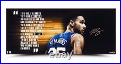 Ben Simmons Signed Autographed 15X36 Photo Deliver Philadelphia 76ers UDA