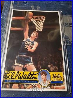 Bill Walton signed autograph auto 4x6 UCLA bruins. Certified goldin sports