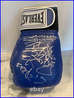 Boxing Champions Autographed Glove Arce, Vargas, Judah & Karass