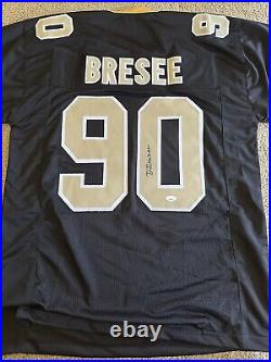 Bryan Bresee New Orleans Saints Signed/Autographed Custom Jersey JSA