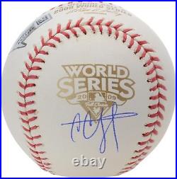 CC Sabathia New York Yankees Autographed 2009 World Series Logo Baseball