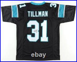Charles Tillman Signed Autographed Carolina Panthers Custom Jersey Beckett Coa