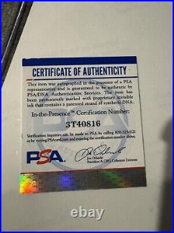 Christian Laettner Duke basketball autograph &x10 photo Dual COAs PSA