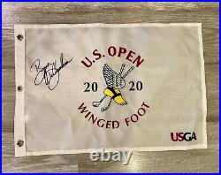 Collection Of Autographed Golf Flags