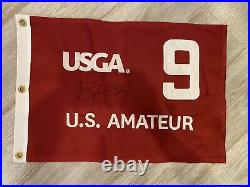 Collection Of Autographed Golf Flags