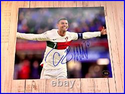 Cristiano Ronaldo Signed 8x10 (Portugal FIFA Soccer) Original Autograph withCOA