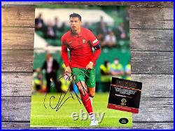 Cristiano Ronaldo Signed 8x10 (Portugal Soccer) Original Autograph withCOA