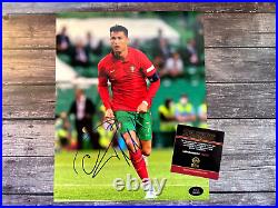 Cristiano Ronaldo Signed 8x10 (Portugal Soccer) Original Autograph withCOA