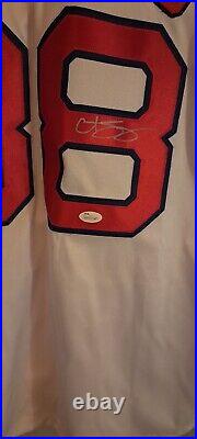 Curt Schilling Boston Red Sox Autographed Jersey JSA COA