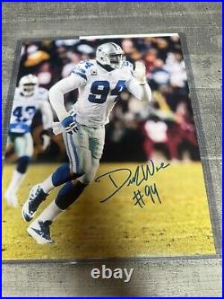 Dallas Cowboys Demarcus Ware autograph photo 8x10 dual COAs