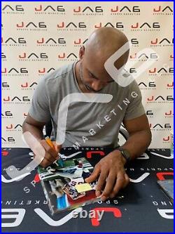 David Tyree autographed signed RARE inscribed 8x10 photo New York Giants JSA COA