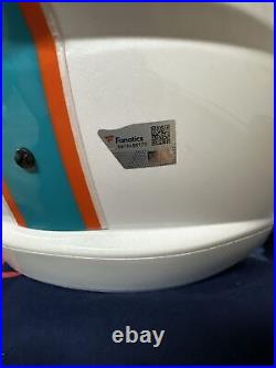 Devon Achane Autographed/Signed Miami Dolphins Full Size 305 Helmet Fanatics