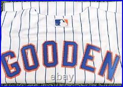 Doc Gooden Autographed Authentic Pin Striped Jersey