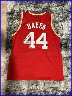 Elvin Hayes Autographed Jersey. 1st Pick In The 1968 Draft