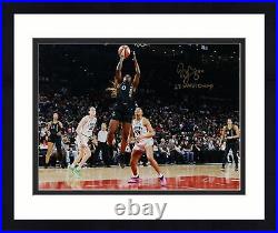 FRMD Jackie Young Aces 2023 WNBA Finals Champ Autographed16x20 Action Photo