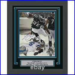 Framed Autographed/Signed LeSean McCoy Eagles 16x20 Photo Beckett BAS COA