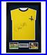 Framed Proof Charlie George Signed Arsenal Shirt 1971 Fa Cup Coa Autograph