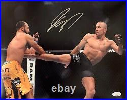 Georges St-Pierre autographed signed 11x14 photo UFC JSA Witness