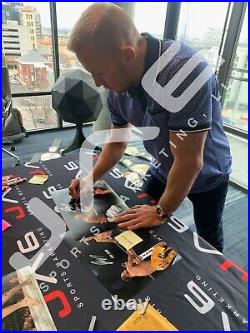 Georges St-Pierre autographed signed 11x14 photo UFC JSA Witness