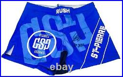 Georges St-Pierre autographed signed inscribed trunks UFC JSA Witness GSP