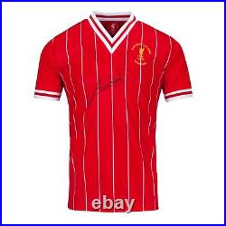 Graeme Souness Signed Liverpool 1984 European Cup Shirt Liverpool Autograph