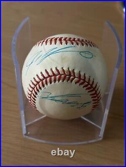 Ivan Rodriguez Signed AL Baseball WithJSA Texas Rangers Autographed
