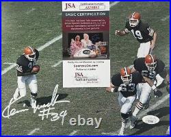 James Kevin Mack Cleveland Browns Signed Autographed 10x8 Photo JSA COA