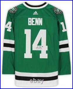 Jamie Benn Dallas Stars Autographed Green Adidas Authentic Jersey