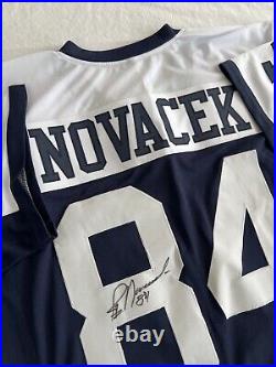 Jay Novacek Dallas Cowboys Authentic Signed Autographed Jersey TRISTAR COA